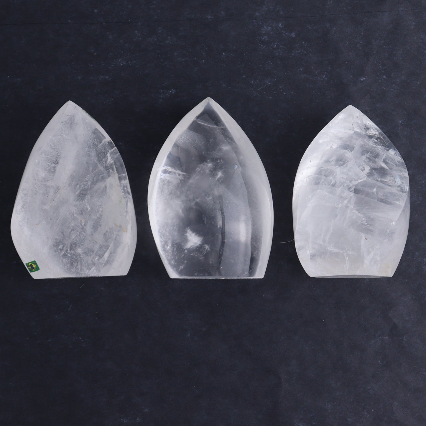 Imperfect Clear Quartz Flames Set of 6 - Expert Wholesale and Supplier of Wholesale Crystals & Bulk Gemstones, ["Brazil","Clear Quartz","flames","Quartz"]