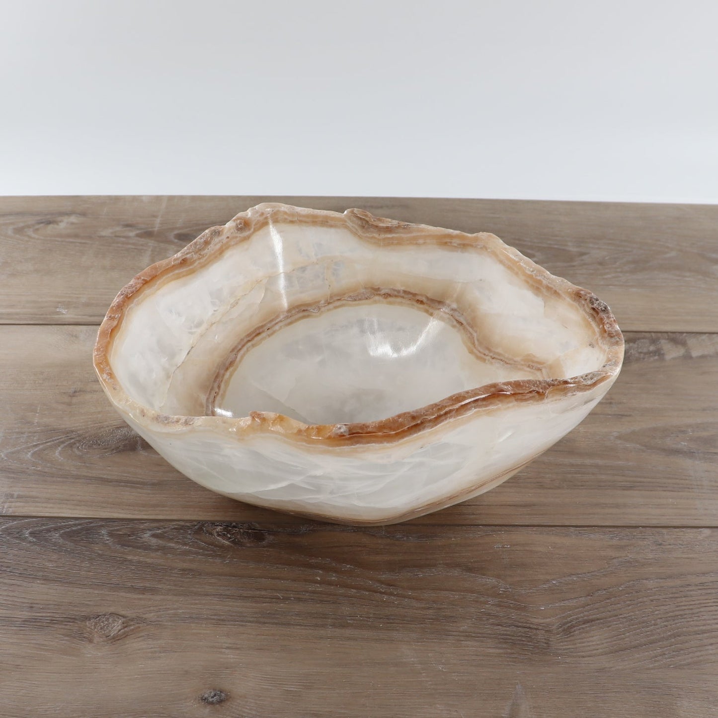 Mexican Onyx/Calcite Bowl 12"