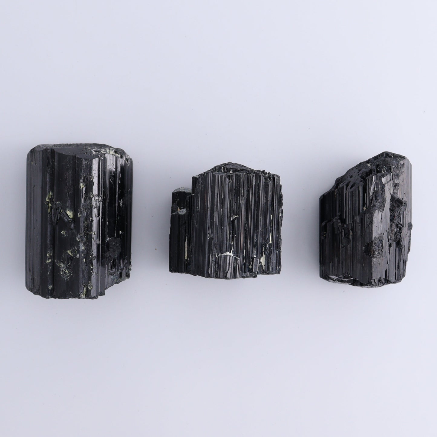 Black Tourmaline Roughs Set of 6 - Expert Wholesale and Supplier of Wholesale Crystals & Bulk Gemstones, ["Black Tourmaline","Madagascar","Rough","Tourmaline"]