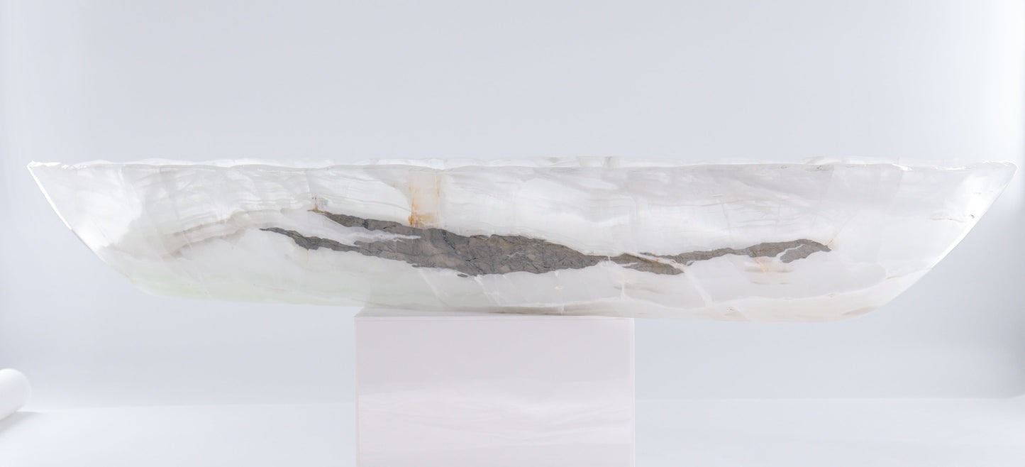 Onyx Canoe Bowl - Expert Wholesale and Supplier of Wholesale Crystals & Bulk Gemstones, ["Bowls","canoe","Mexico","onyx"]