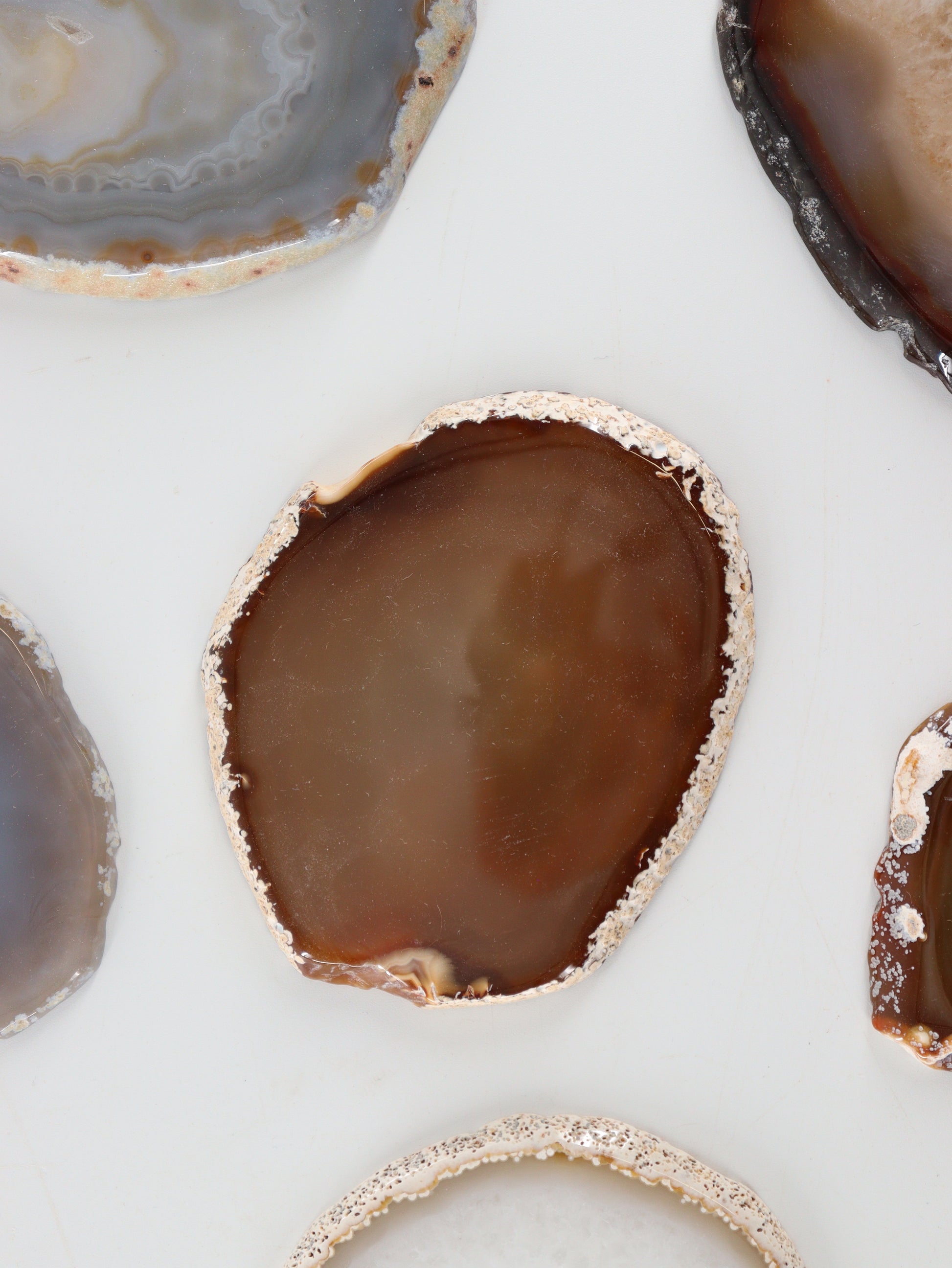 Agate Slices and Slabs Set of 13 - Expert Supplier of Wholesale Crystals & Bulk Gemstones