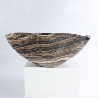 Mexican Onyx/Calcite Bowl 11"