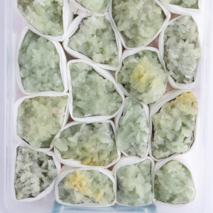 Prehnite Flat from Morocco - Expert Wholesale and Supplier of Wholesale Crystals & Bulk Gemstones, ["Clusters","Flats","Morocco","Prehnite"]