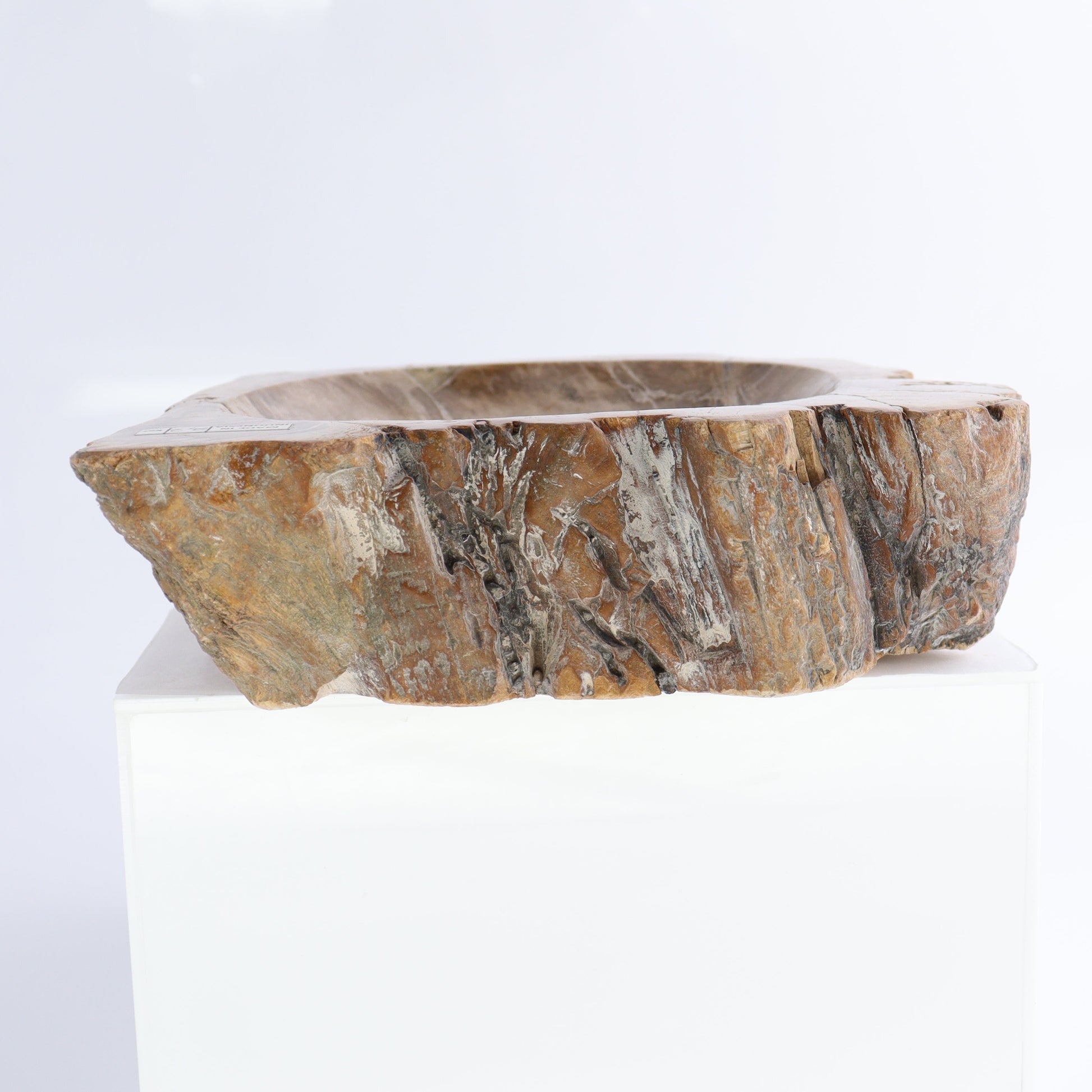 Petrified Wood Bowls Set of 2 - Expert Wholesale and Supplier of Wholesale Crystals & Bulk Gemstones, ["Bowls","Indonesia","Petrified Wood"]