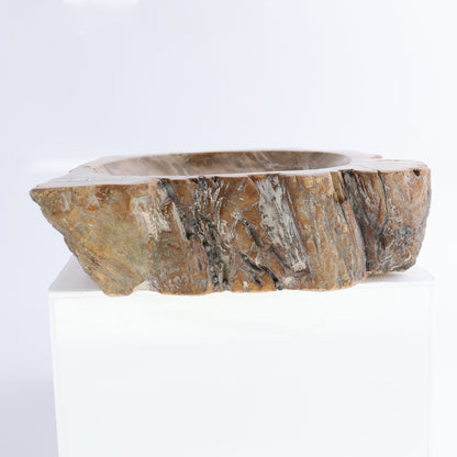Petrified Wood Bowls Set of 2 - Expert Wholesale and Supplier of Wholesale Crystals & Bulk Gemstones, ["Bowls","Indonesia","Petrified Wood"]