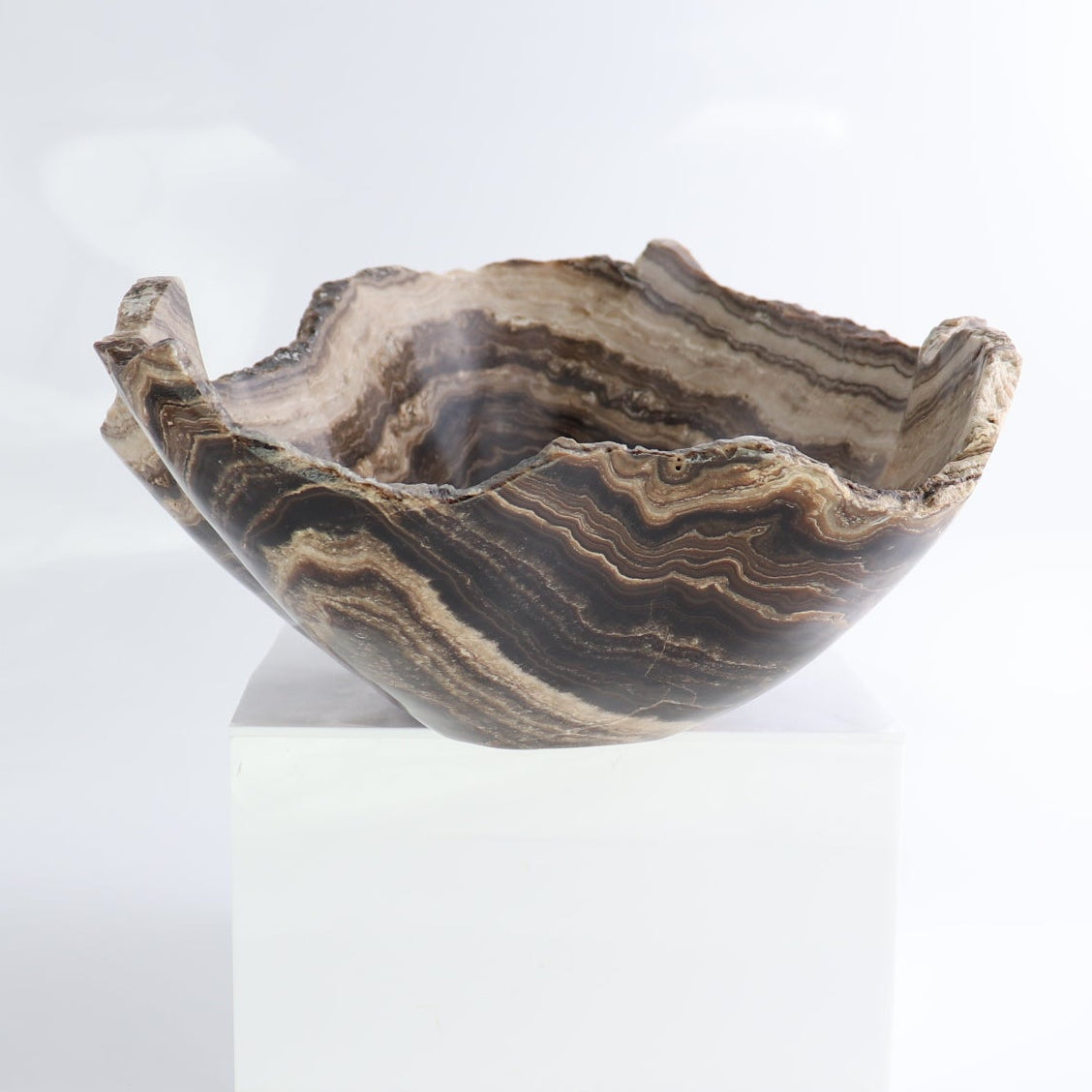 Mexican Onyx/Calcite Bowl 14"