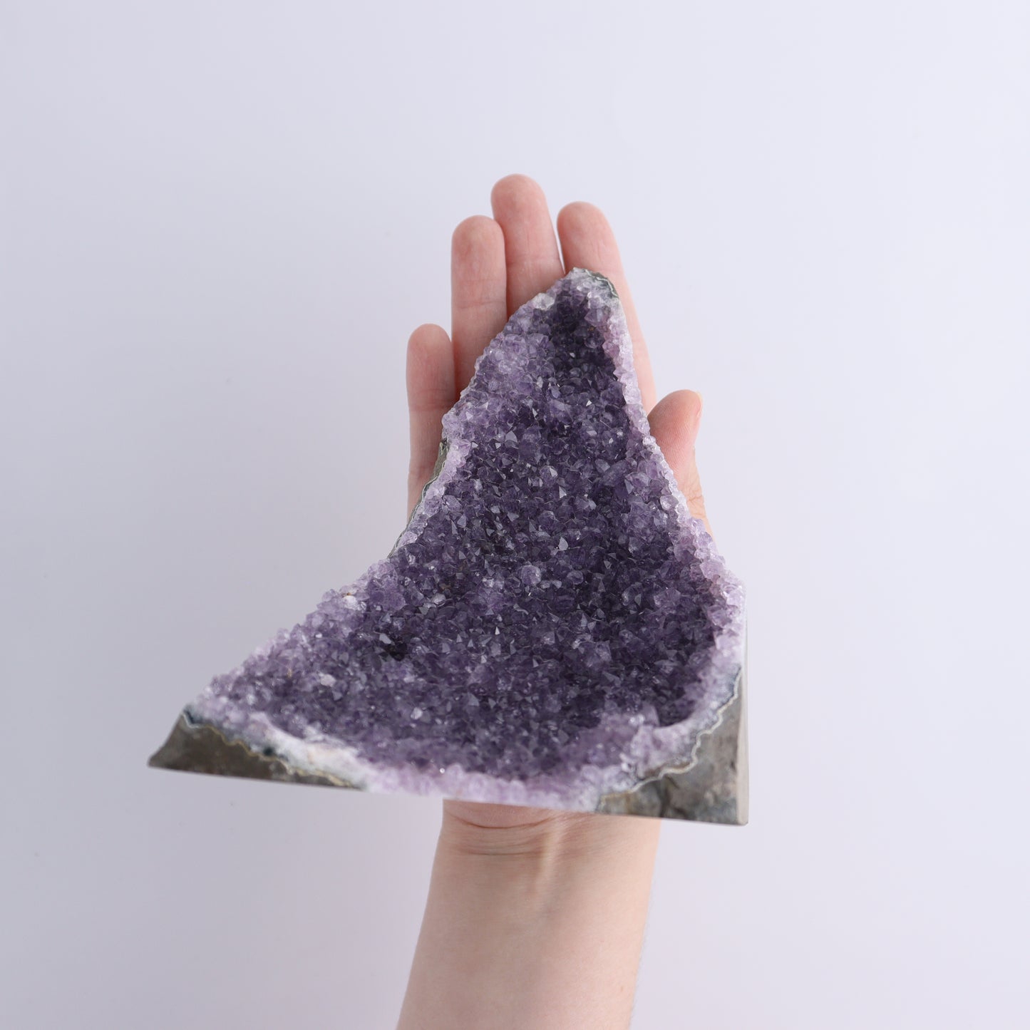Amethyst Cut Base Set of 4 - Expert Wholesale and Supplier of Wholesale Crystals & Bulk Gemstones, ["Amethyst","Brazil","Cut Base"]