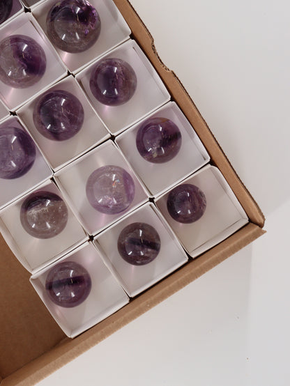 Phantom Amethyst Spheres - Expert Wholesale and Supplier of Wholesale Crystals & Bulk Gemstones, []