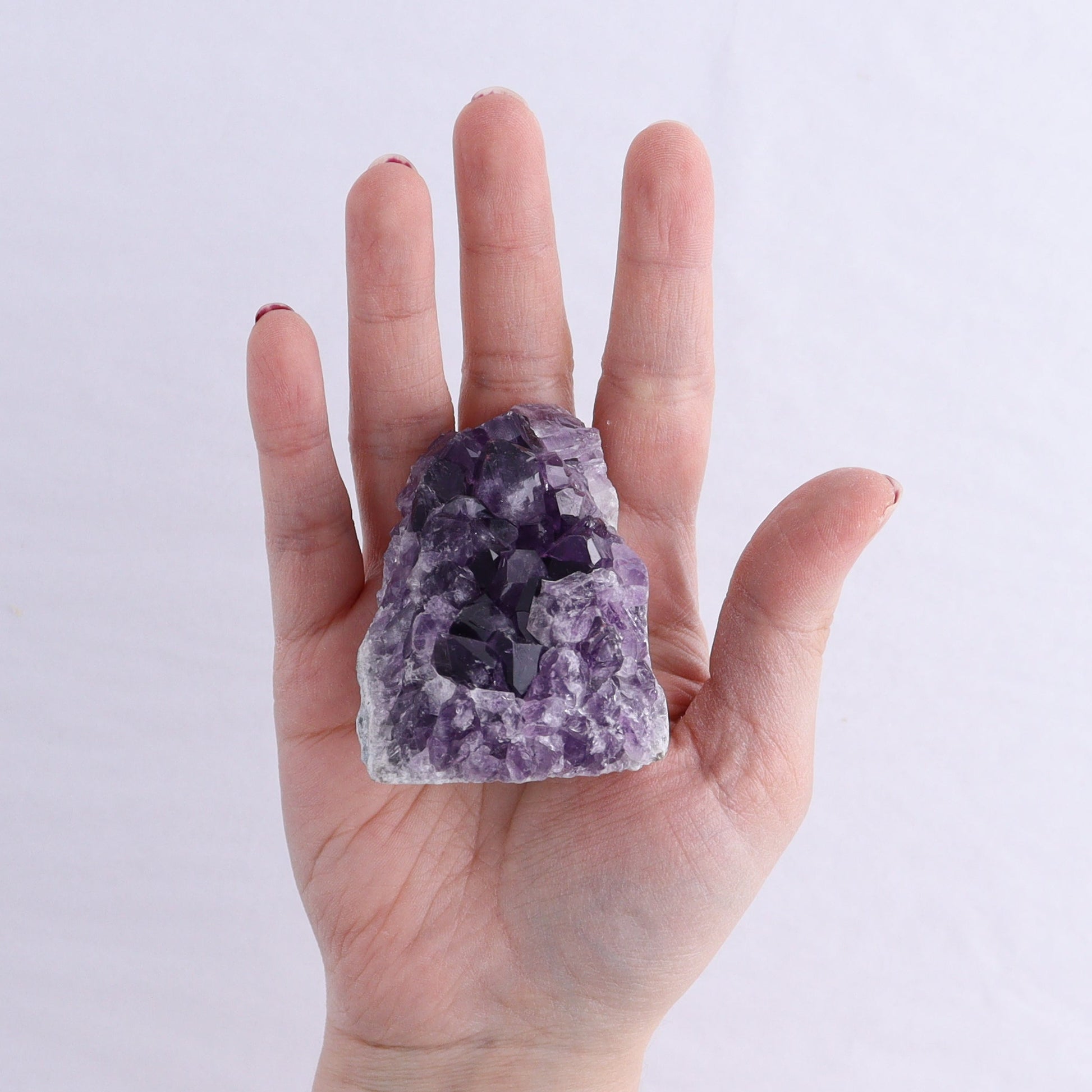 Uruguay Amethyst Cut Base Set of 8 - Expert Wholesale and Supplier of Wholesale Crystals & Bulk Gemstones, ["Amethyst","Cut Base","Uruguay"]