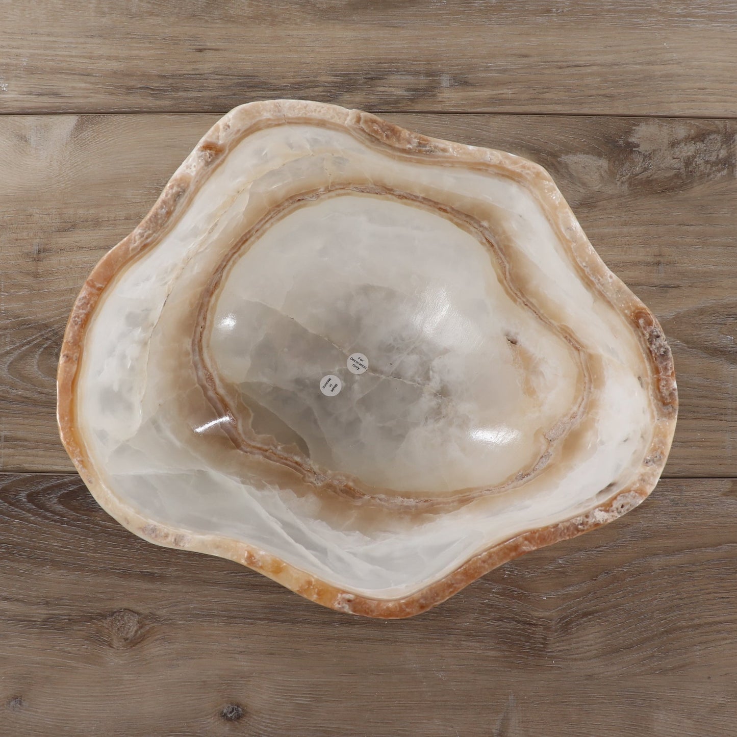Mexican Onyx/Calcite Bowl 12"