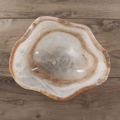 Mexican Onyx/Calcite Bowl 12"