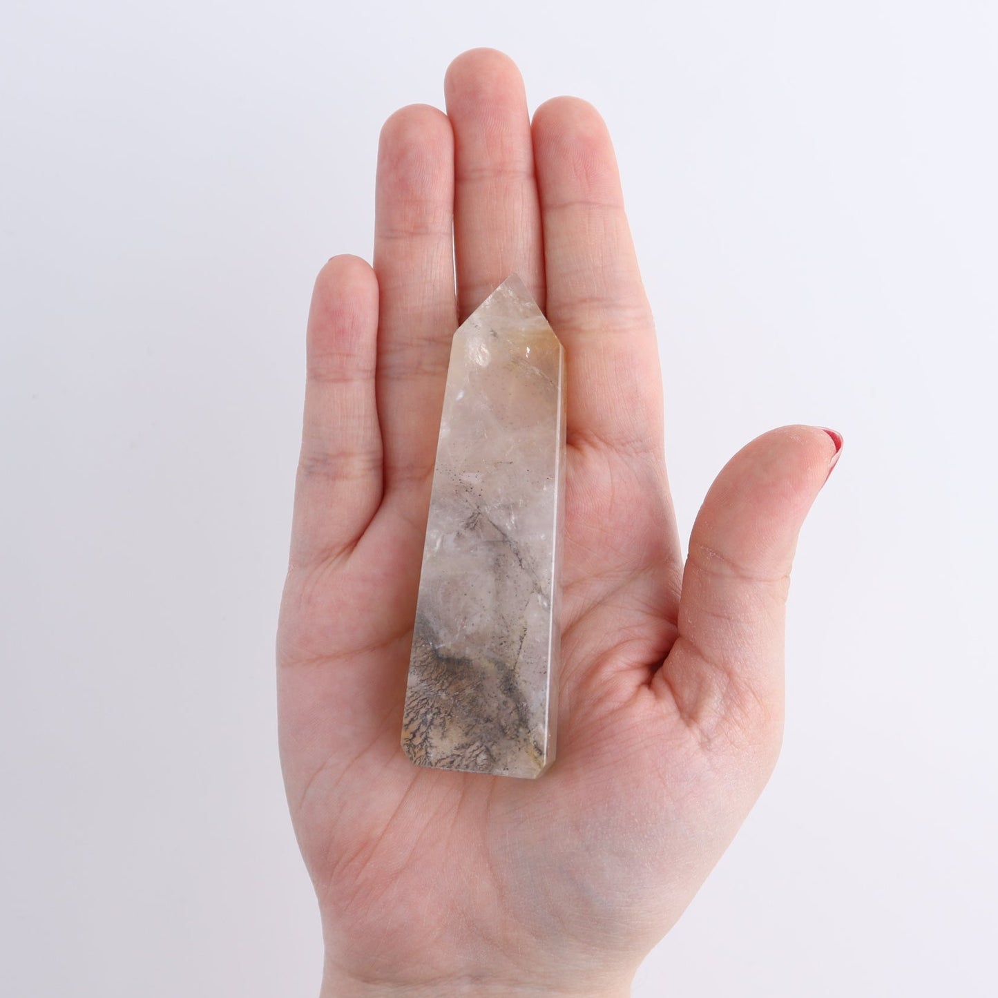 Dendritic Golden Healer Quartz Towers Set of 10