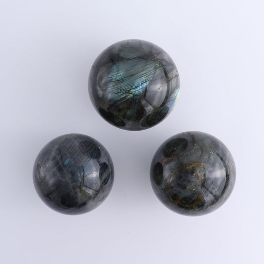 Labradorite Spheres Set of 3