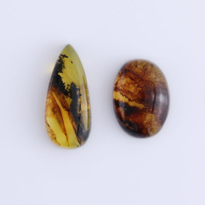 Chiapas Mexico Amber Cabs Set of 8 - Expert Wholesale and Supplier of Wholesale Crystals & Bulk Gemstones, ["Amber","Cabs","Chiapas Amber","Mexico"]