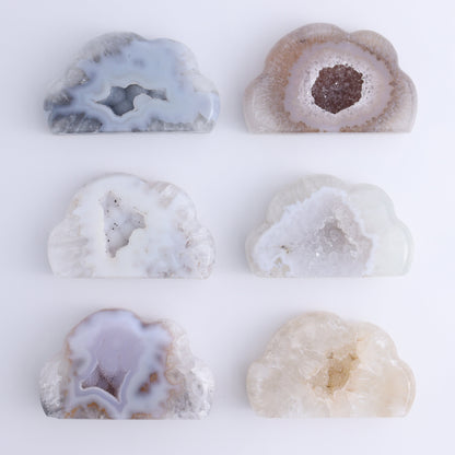 Agate Clouds Set of 6 - Expert Wholesale and Supplier of Wholesale Crystals & Bulk Gemstones, ["Agate","Clouds"]