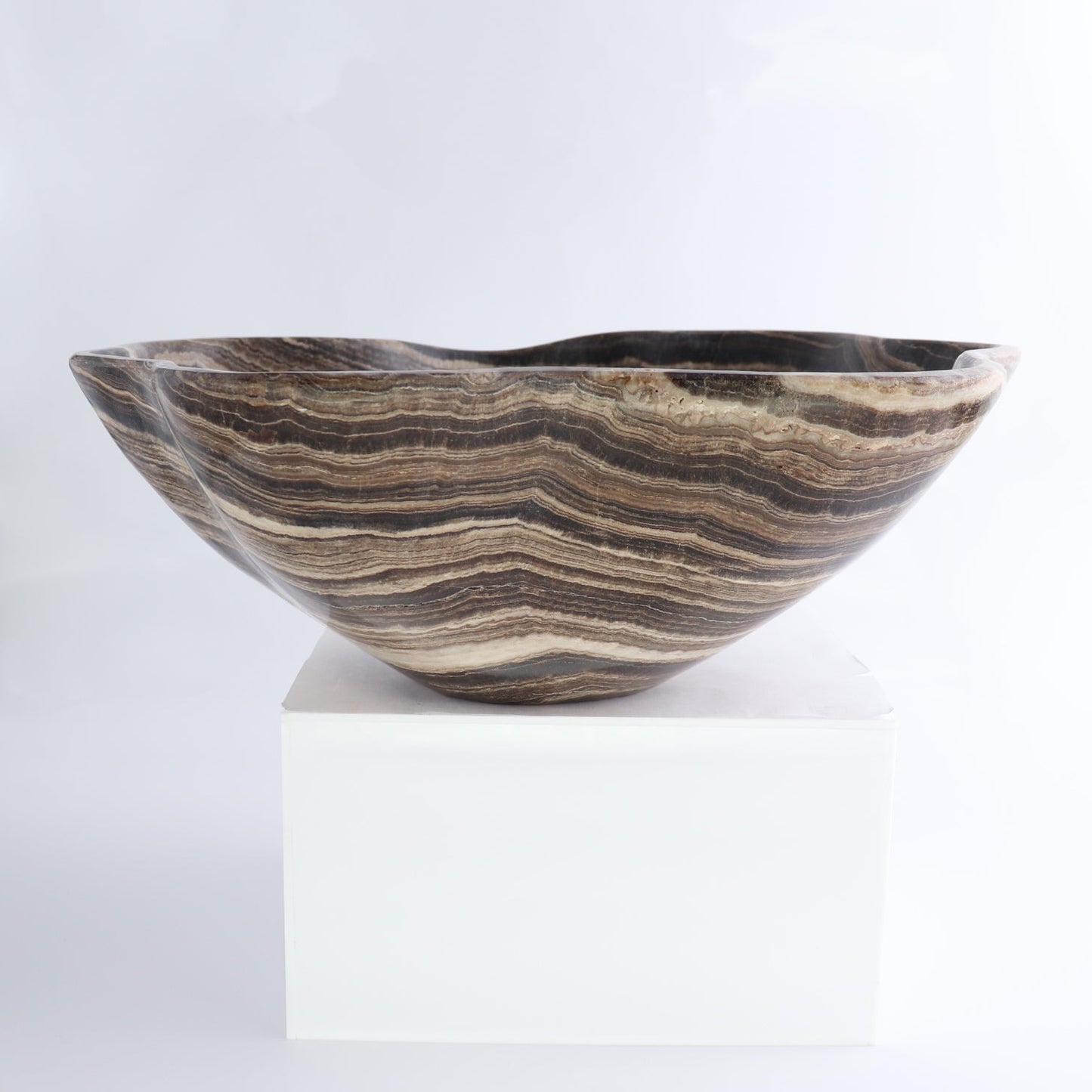 Mexican Onyx/Calcite Bowl 11"