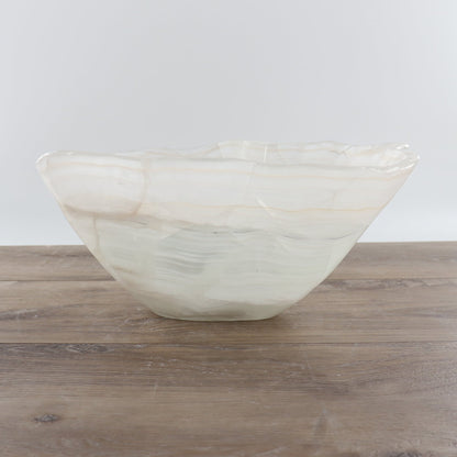 Mexican Onyx/Calcite Bowl 15"