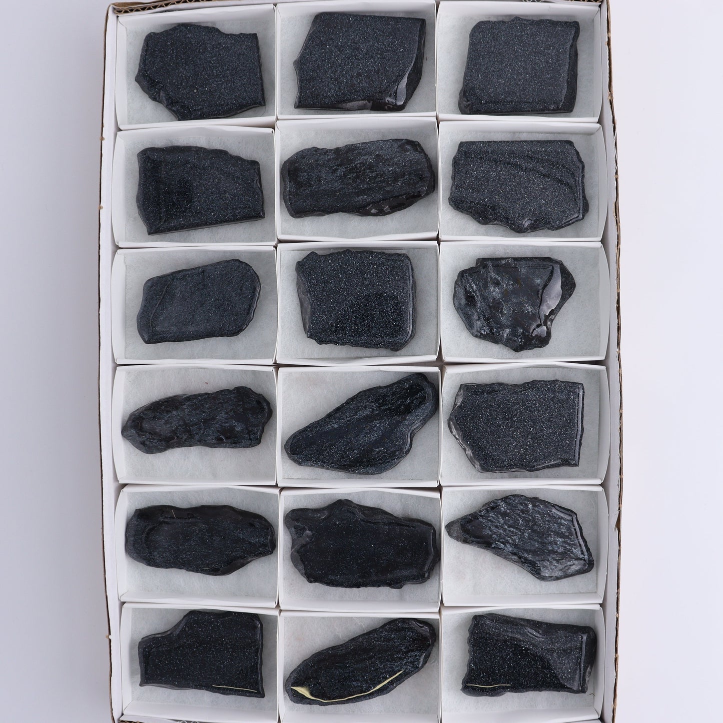Specularite Flat of 18 - Expert Wholesale and Supplier of Wholesale Crystals & Bulk Gemstones, ["flat","Flats","Specularite","United States"]
