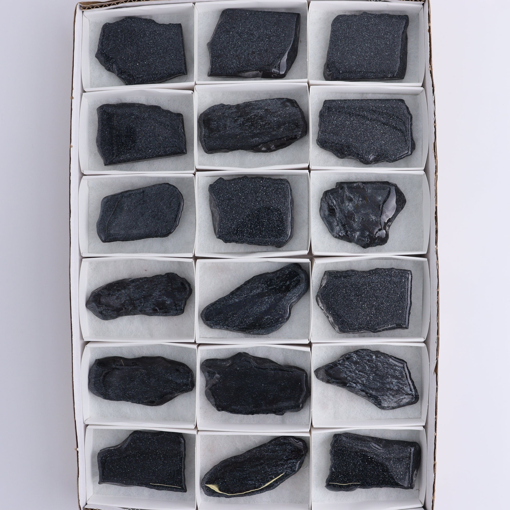 Specularite Flat of 18 - Expert Wholesale and Supplier of Wholesale Crystals & Bulk Gemstones, ["flat","Flats","Specularite","United States"]