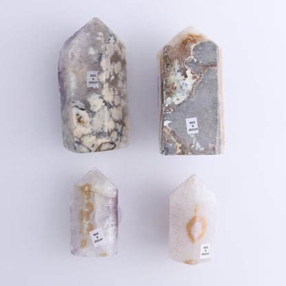 Uruguay Amethyst Towers Set of 4 - Expert Wholesale and Supplier of Wholesale Crystals & Bulk Gemstones, ["Amethyst","Towers","Uruguay"]