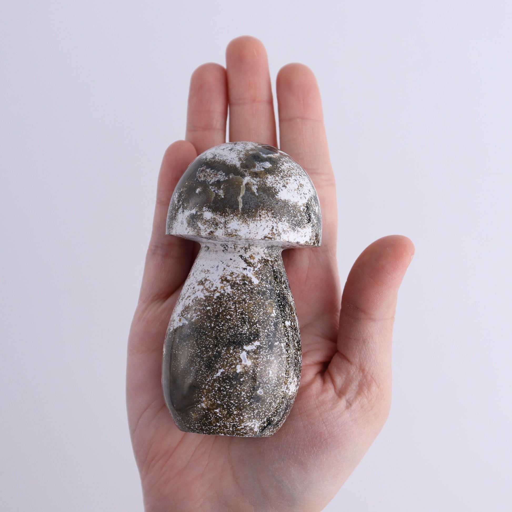 Ocean Jasper Mushrooms Set of 7 - Expert Wholesale and Supplier of Wholesale Crystals & Bulk Gemstones, ["jasper","Madagascar","Mushrooms","Ocean Jasper"]