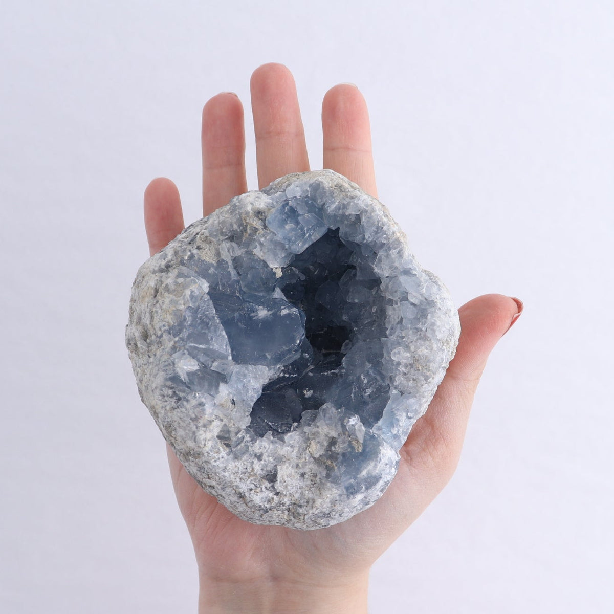 Celestite Clusters Set of 2