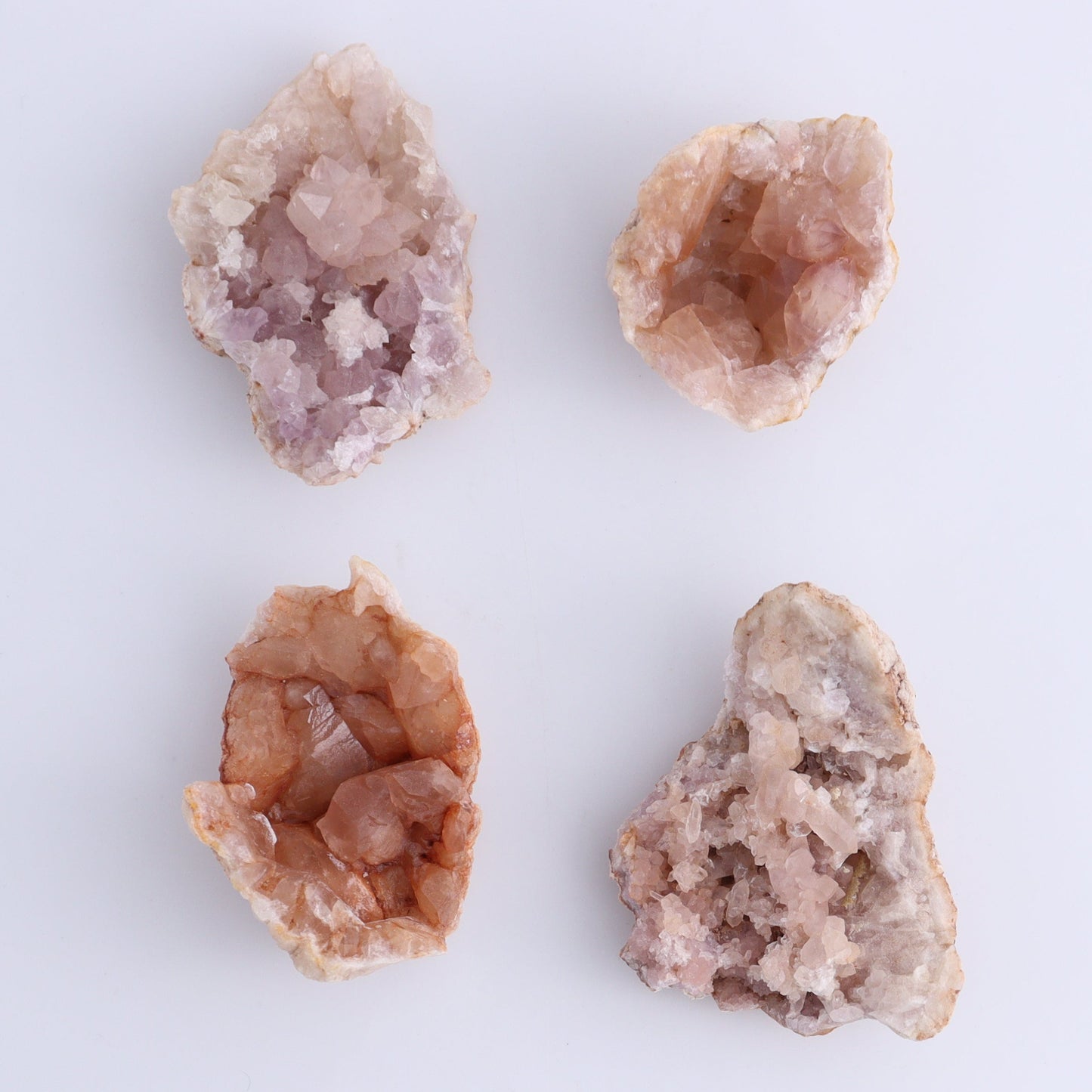 Pink Amethyst Flat of 20 - Expert Wholesale and Supplier of Wholesale Crystals & Bulk Gemstones, ["Amethyst","Pink Amethyst"]