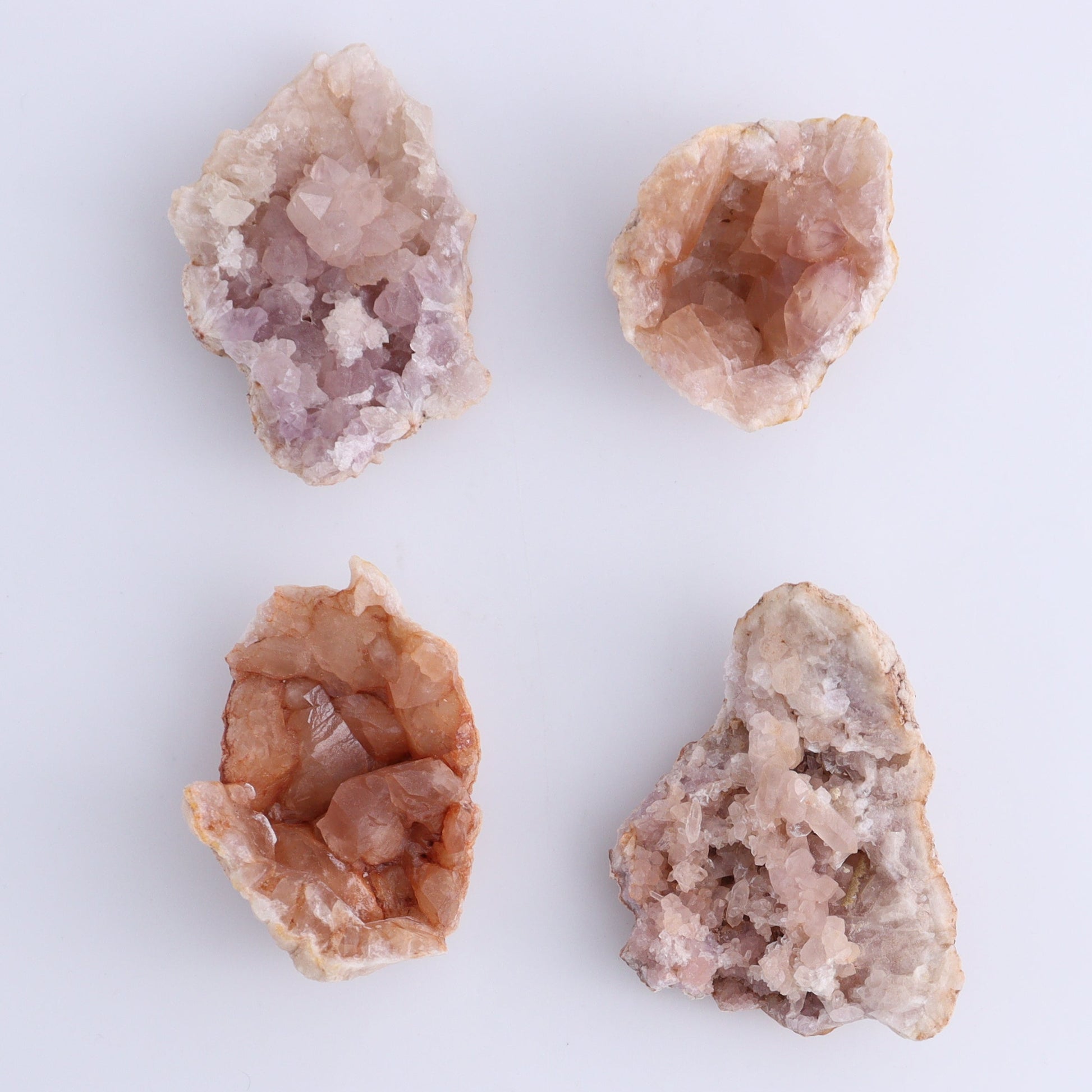 Pink Amethyst Flat of 20 - Expert Wholesale and Supplier of Wholesale Crystals & Bulk Gemstones, ["Amethyst","Pink Amethyst"]