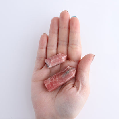 Rhodochrosite Towers Set of 9