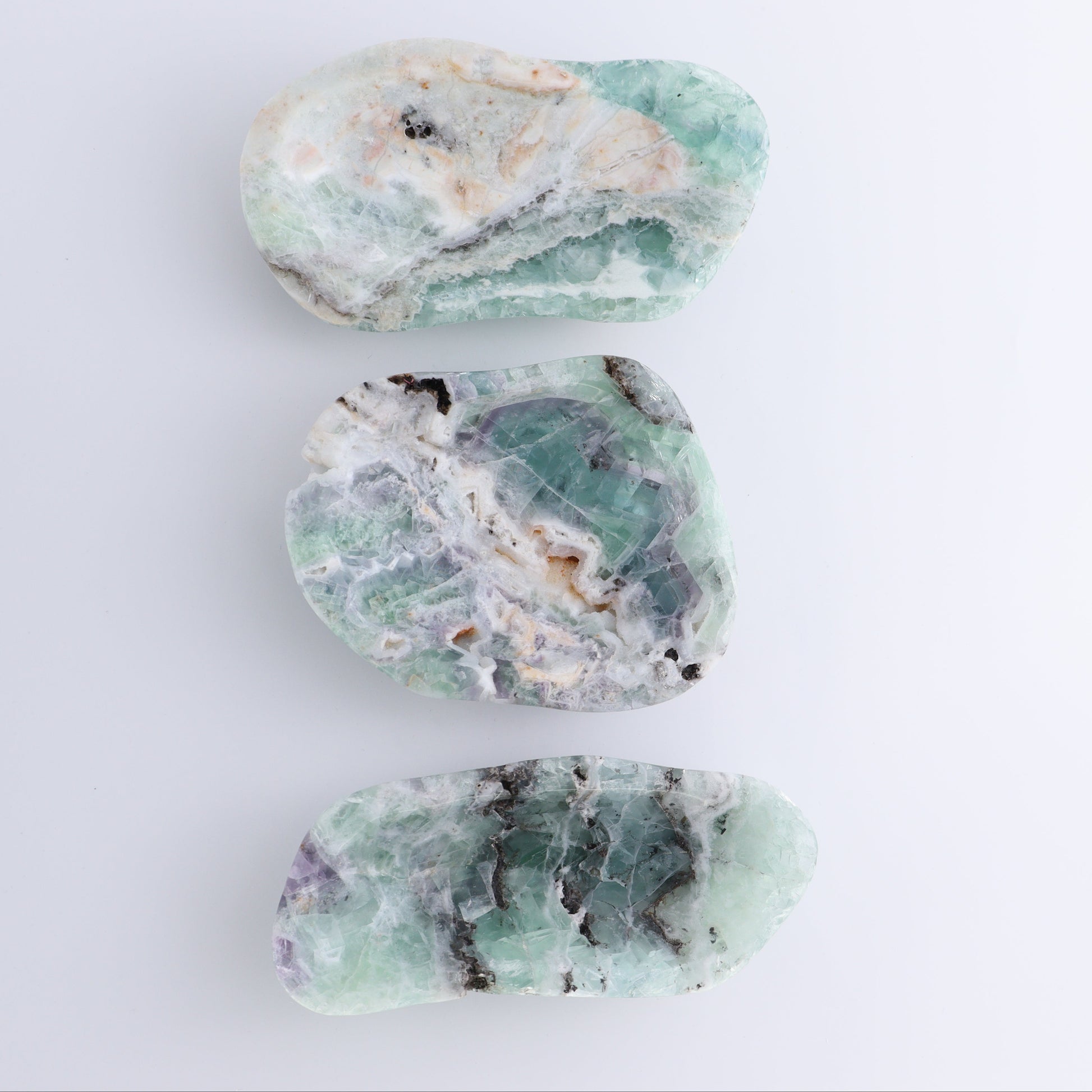 Fluorite Bowls Set of 5 - Expert Wholesale and Supplier of Wholesale Crystals & Bulk Gemstones, ["Bowls","Fluorite","Mexico"]