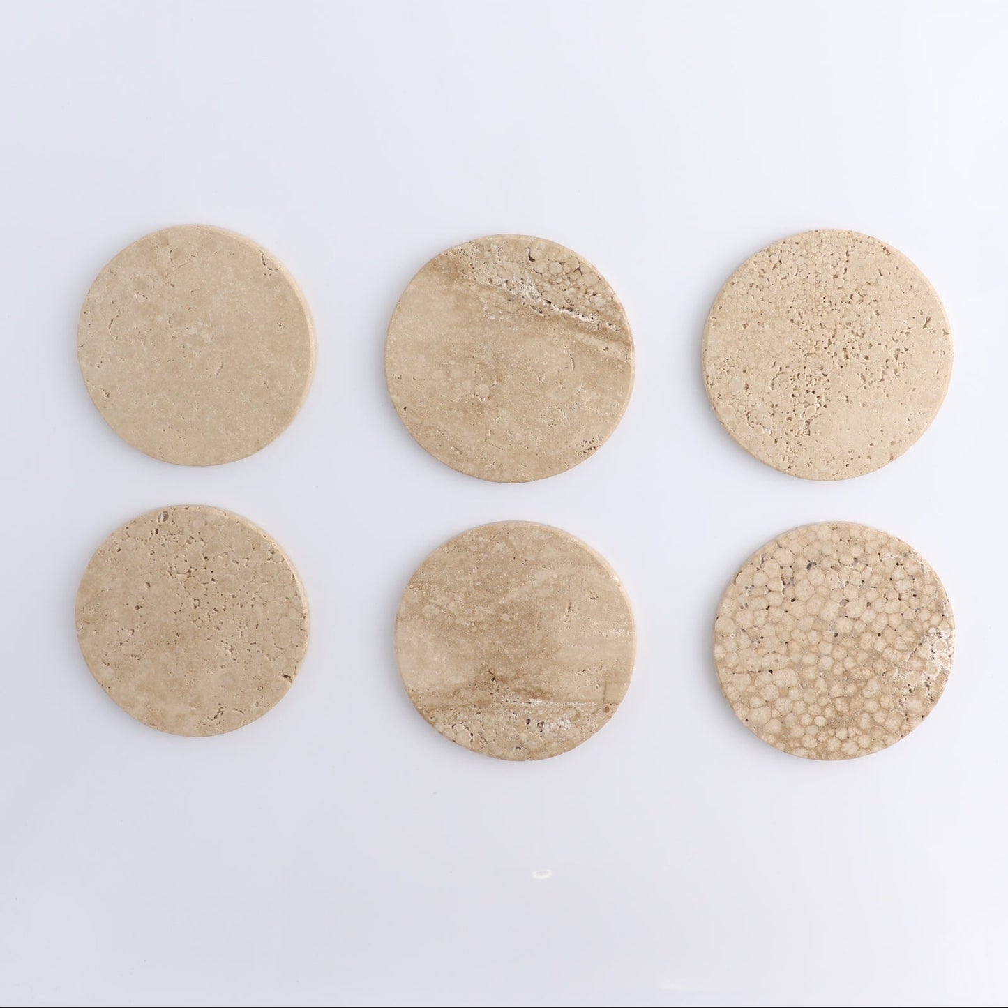 Coaster Set Travertine