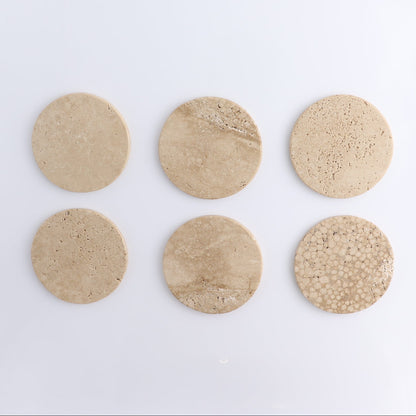 Coaster Set Travertine