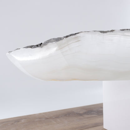 Mexican Onyx/Calcite Canoe Bowl - Expert Wholesale and Supplier of Wholesale Crystals & Bulk Gemstones, ["Bowls","Calcite","canoe","Mexico","onyx"]
