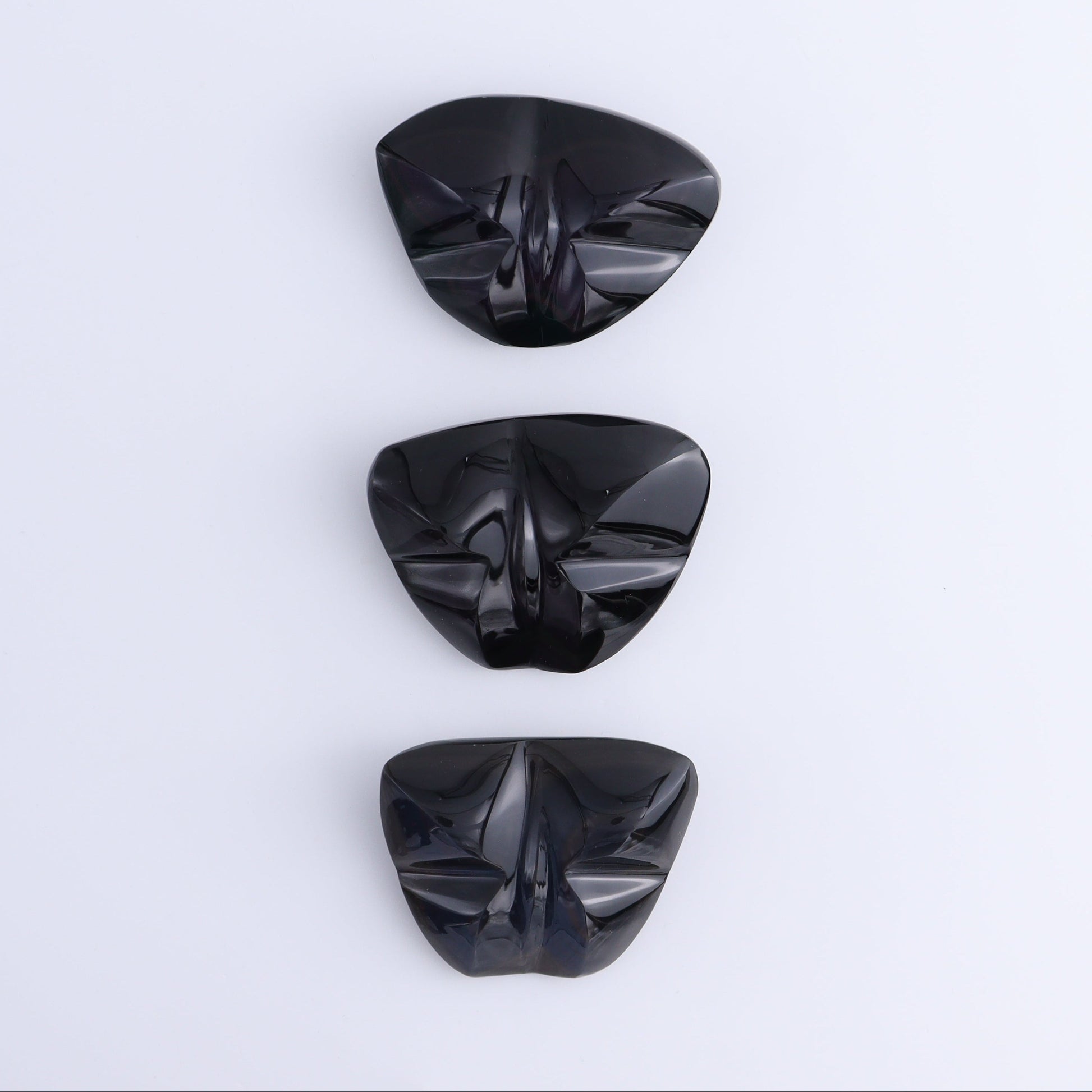 Rainbow Obsidian Butterflies Set of 3 - Expert Wholesale and Supplier of Wholesale Crystals & Bulk Gemstones, ["Butterflies","Butterfly","Mexico","Obsidian","Rainbow Obsidian"]