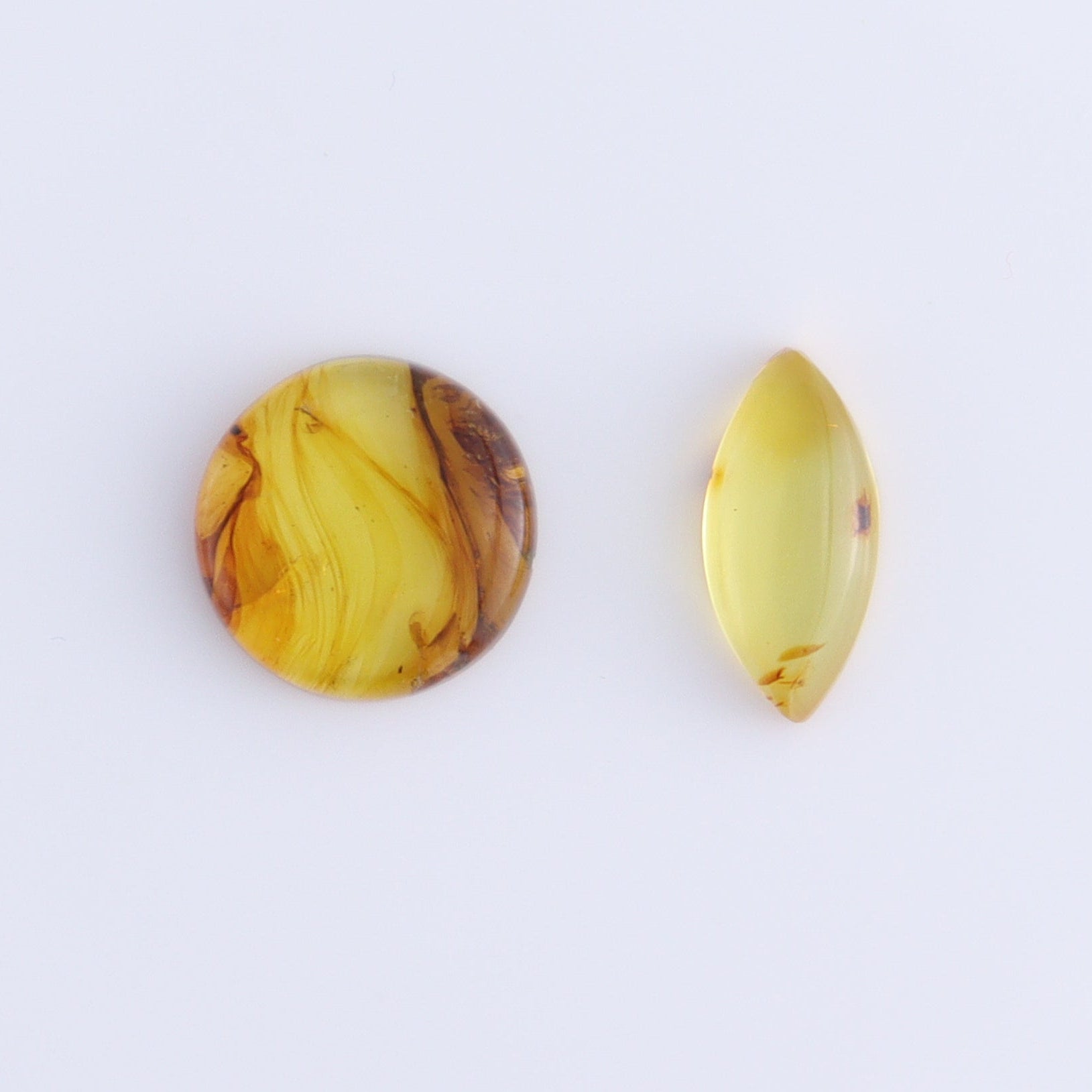 Chiapas Mexico Amber Cabs Set of 8 - Expert Wholesale and Supplier of Wholesale Crystals & Bulk Gemstones, ["Amber","Cabs","Chiapas Amber","Mexico"]