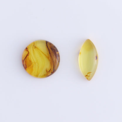 Chiapas Mexico Amber Cabs Set of 8 - Expert Wholesale and Supplier of Wholesale Crystals & Bulk Gemstones, ["Amber","Cabs","Chiapas Amber","Mexico"]