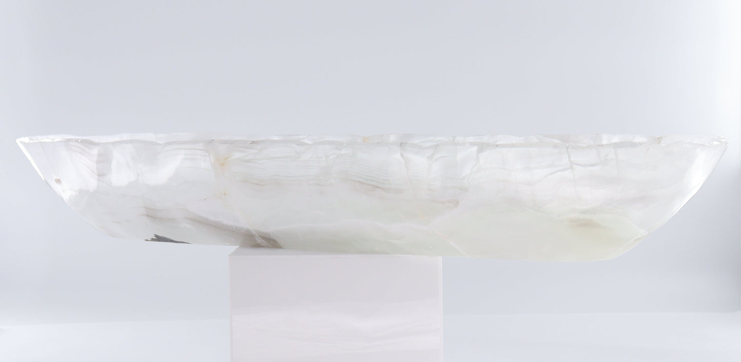 Onyx Canoe Bowl - Expert Wholesale and Supplier of Wholesale Crystals & Bulk Gemstones, ["Bowls","canoe","Mexico","onyx"]
