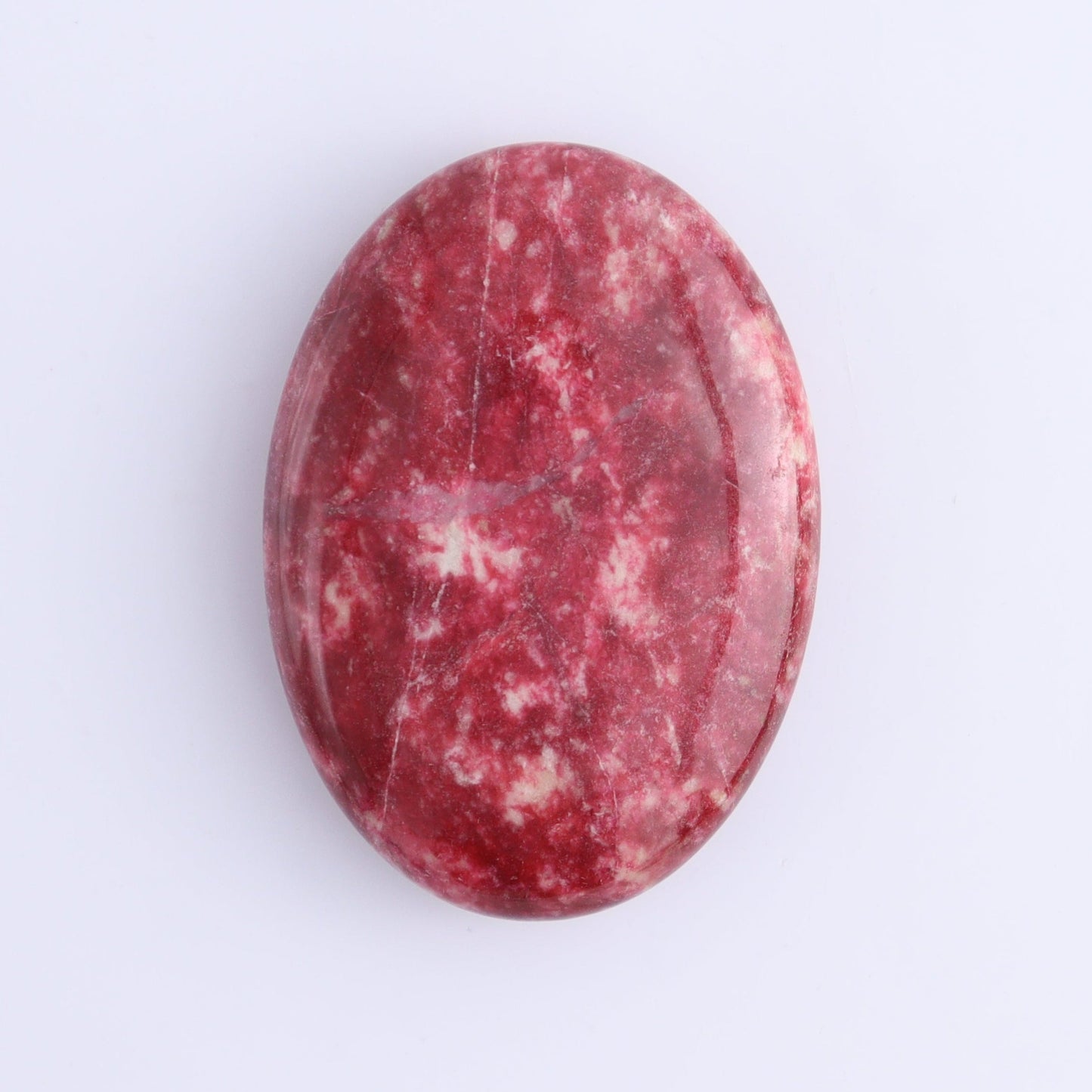 Thulite Palm Stones Set of 3 - Expert Wholesale and Supplier of Wholesale Crystals & Bulk Gemstones, Palm Stones, thulite