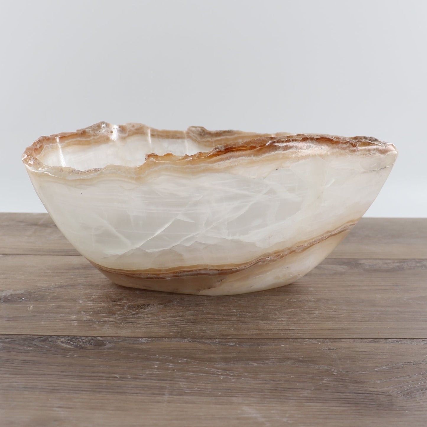 Mexican Onyx/Calcite Bowl 12"