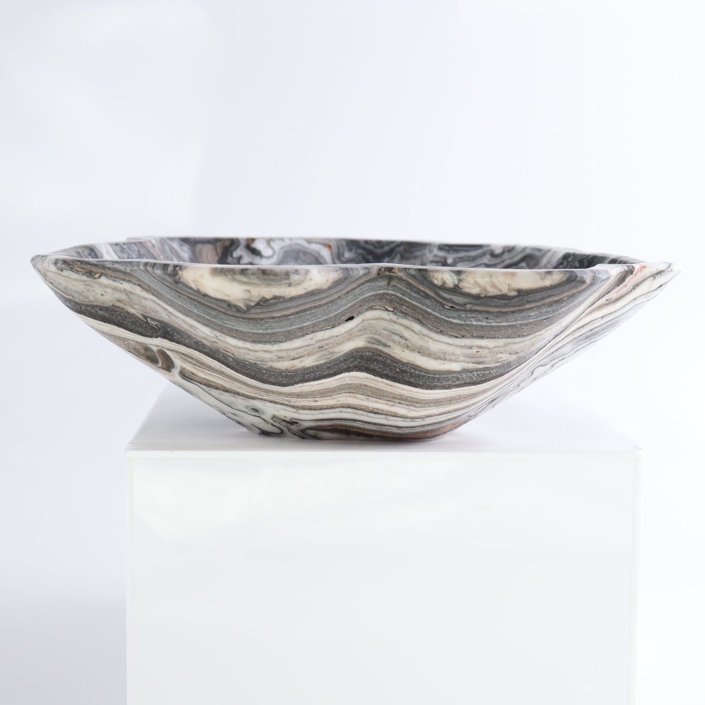 Mexican Onyx/Calcite Bowl 9" | Mi Esperanza Minerals | Supplier of Crystals and Onyx