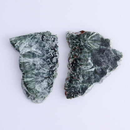 Seraphinite Slices Set of 12 - Expert Wholesale and Supplier of Wholesale Crystals & Bulk Gemstones, ["Russia","Seraphinite","Slices and Slabs"]