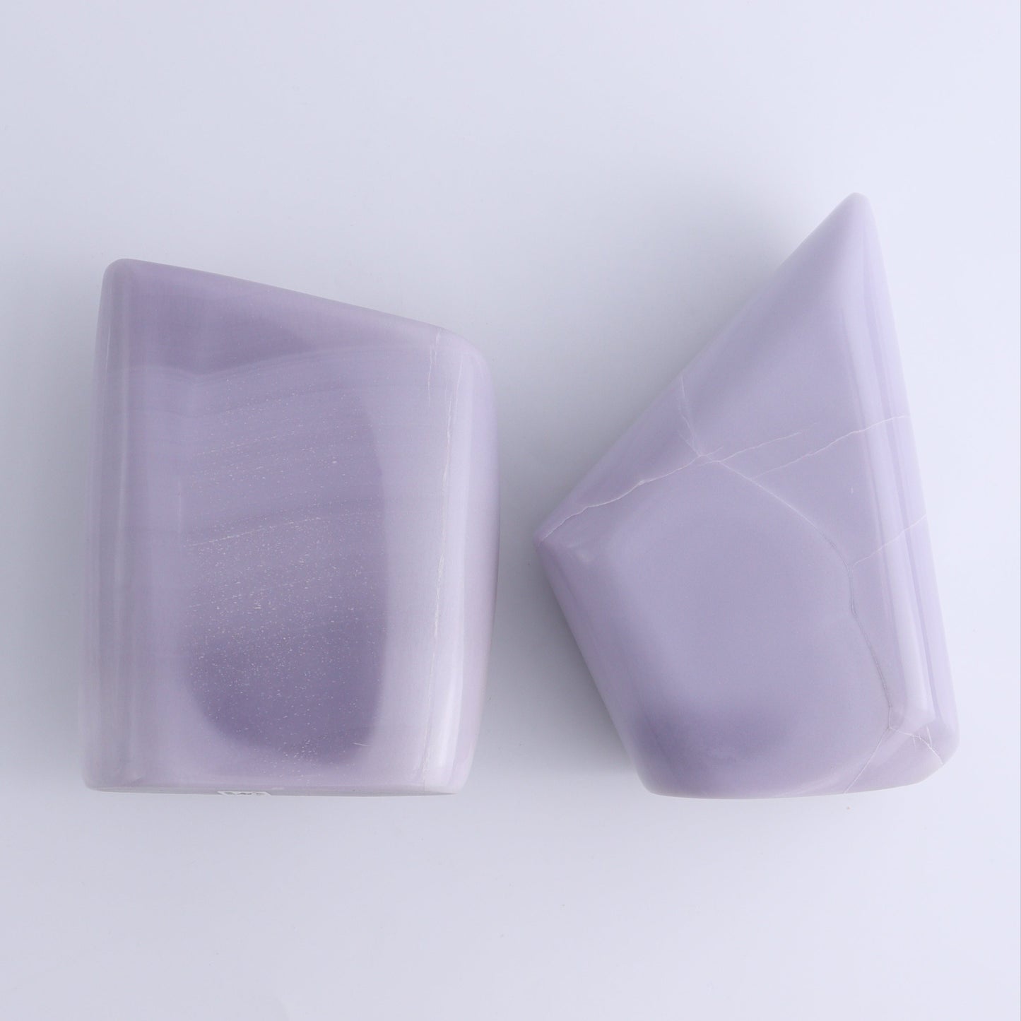 Lavender Fluorite Freeform Set of 2 - Expert Wholesale and Supplier of Wholesale Crystals & Bulk Gemstones, ["Fluorite","Freeform","Freeforms","Lavender Fluorite","Mexico"]