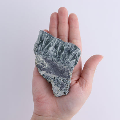 Seraphinite Slices Set of 7 - Expert Wholesale and Supplier of Wholesale Crystals & Bulk Gemstones, ["Seraphinite","Slices and Slabs"]
