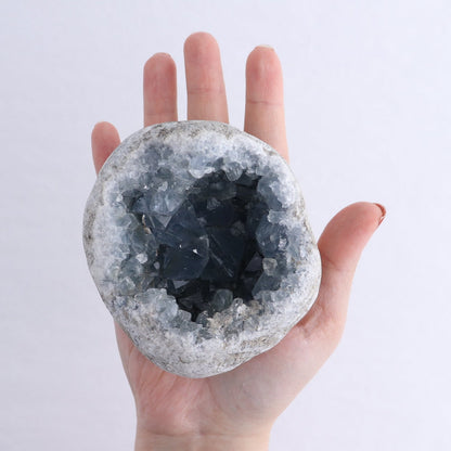 Celestite Clusters Set of 2