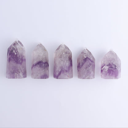 Amethyst Towers Set of 5 - Expert Wholesale and Supplier of Wholesale Crystals & Bulk Gemstones, ["Amethyst","Brazil","Towers"]
