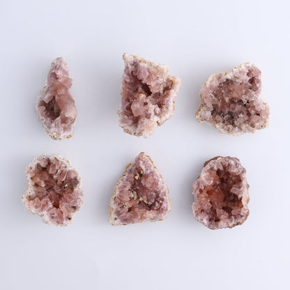 Pink Amethyst Clusters Set of 20