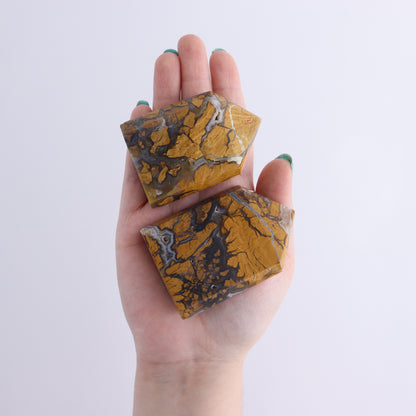 Brecciated Jasper Mixed Carvings Set of 9 - Expert Wholesale and Supplier of Wholesale Crystals & Bulk Gemstones, ["Brecciated Jasper","Hearts","Indonesia","Points"]