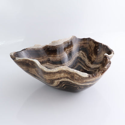 Mexican Onyx/Calcite Bowl 13"