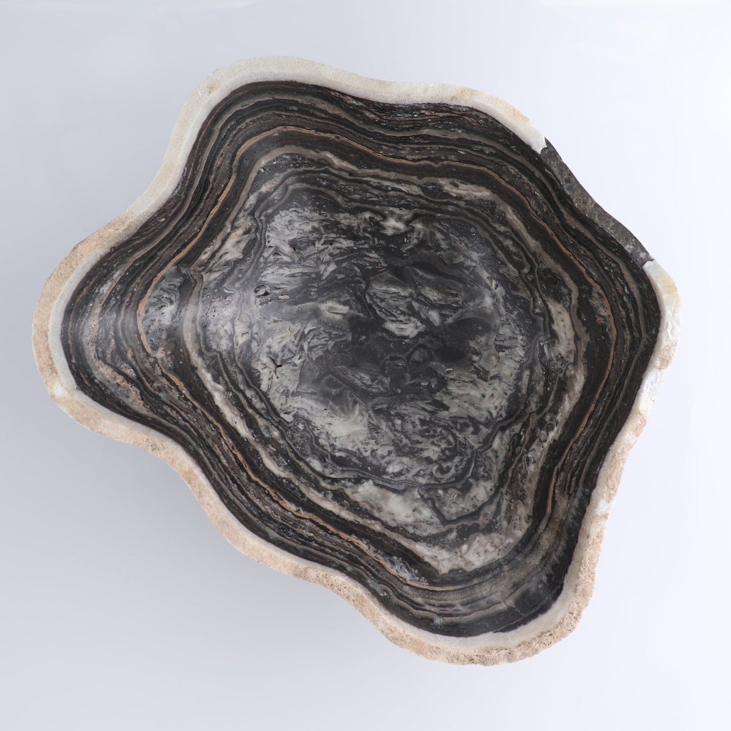 Mexican Onyx/Calcite Bowl 13"