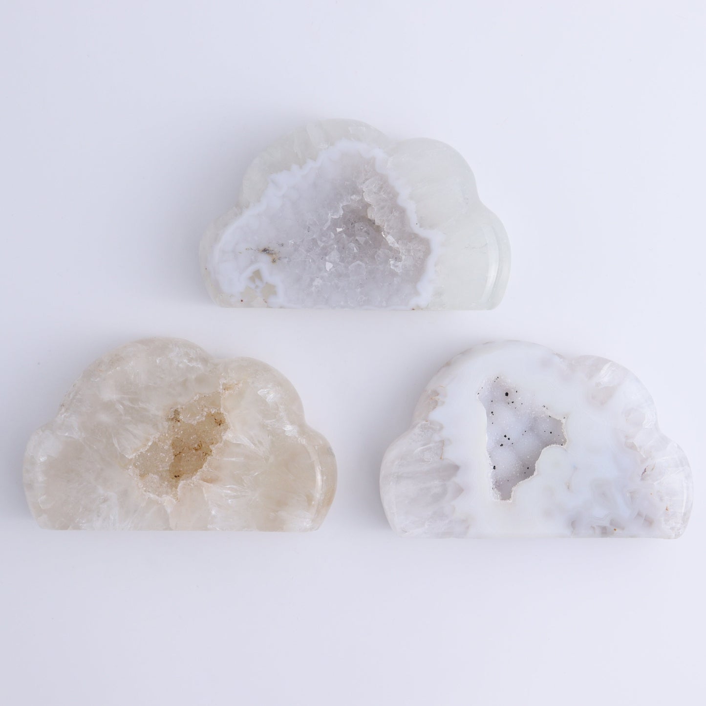 Agate Clouds Set of 6 - Expert Wholesale and Supplier of Wholesale Crystals & Bulk Gemstones, ["Agate","Clouds"]